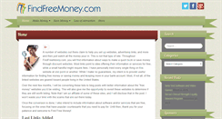 Desktop Screenshot of findfreemoney.com